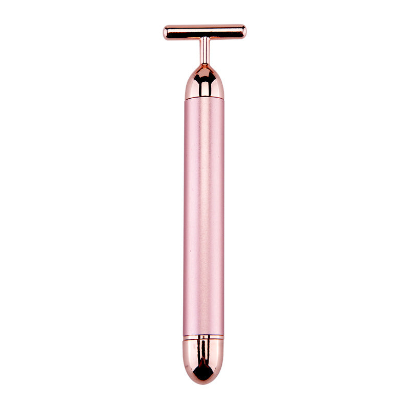 24K gold rod T-electric gold beauty rod V face artifact face massage stick beauty instrument vibrator