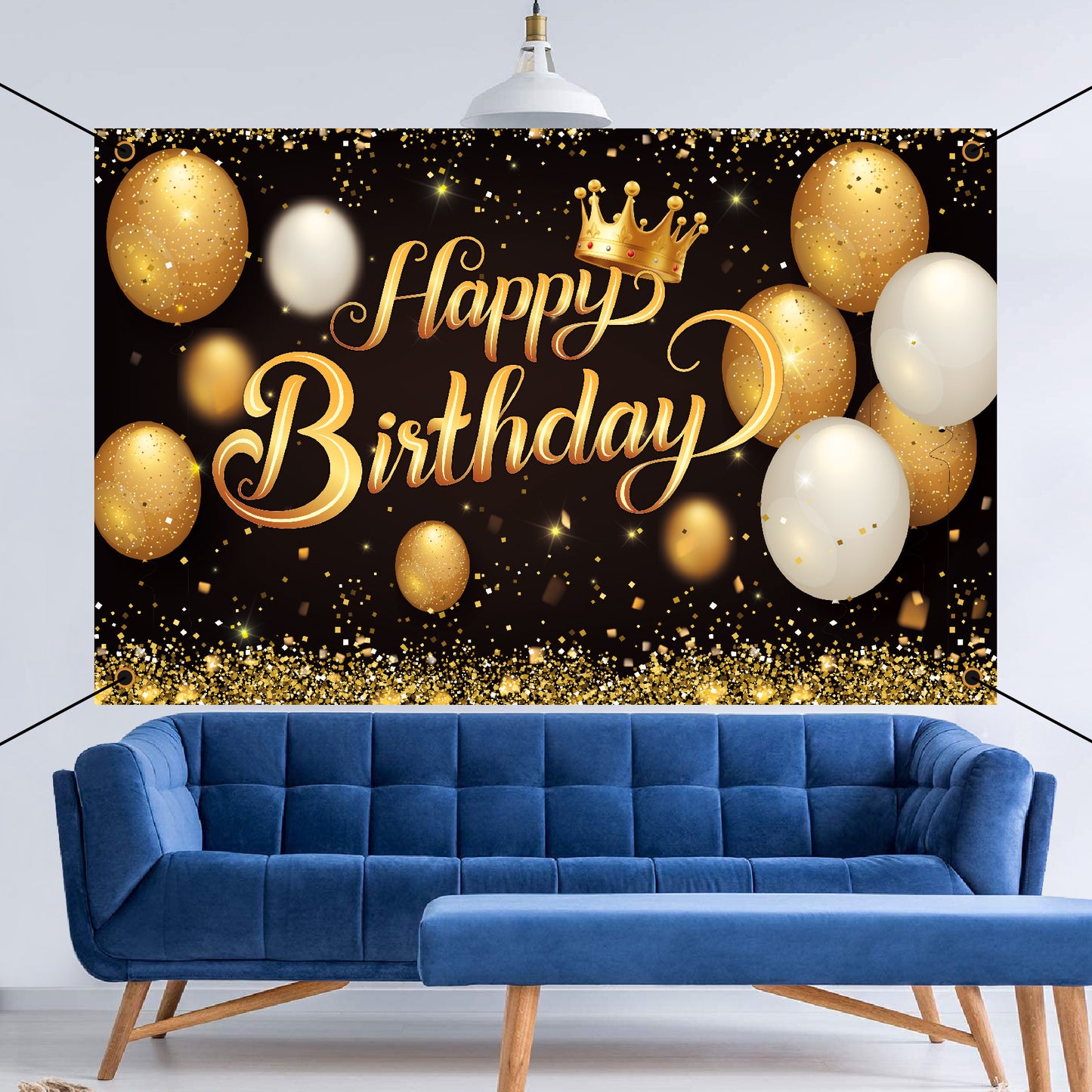 Amazon new birthday banner photo background cloth party party decoration birthday background hanging flag origin supply