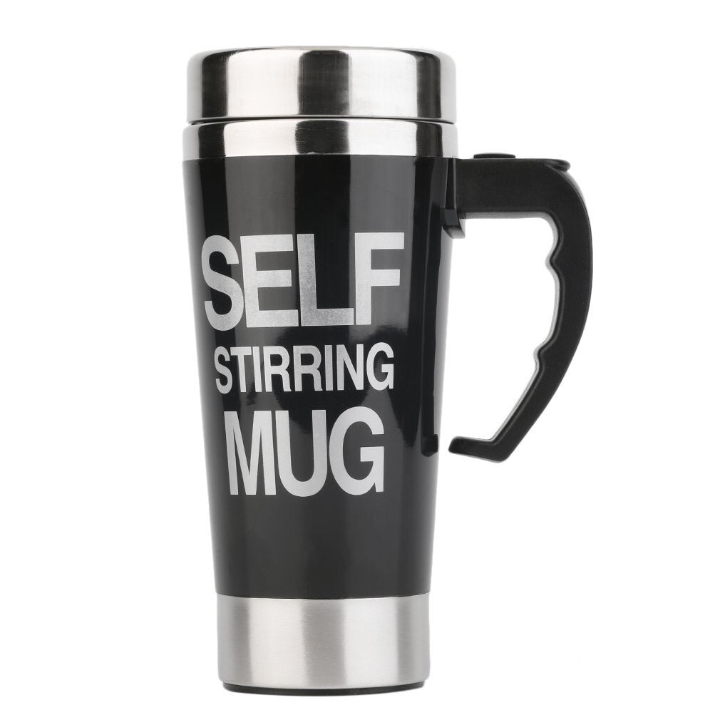 500ml Coffee Milk Automatic Mixing Cup Self Stirring Mug Stainless Steel Thermal Cup Electric Lazy Smart Double Insulated Cup